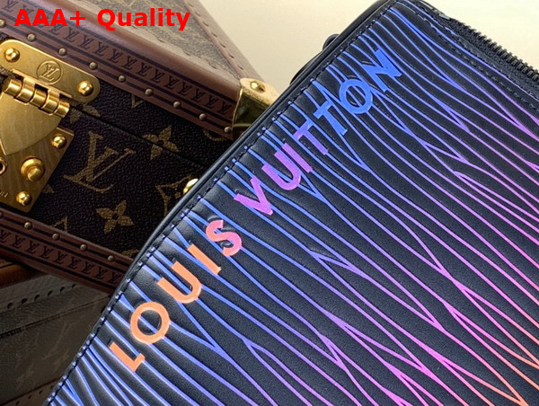 Louis Vuitton Keepall Bandouliere 50 Bag in Gradient Electric Sun Epi XL Calfskin Leather M23174 Replica