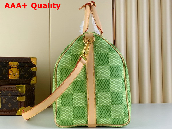 Louis Vuitton Keepall Bandouliere 50 Bag in Green Damier Golf Coated Canvas N40667 Replica