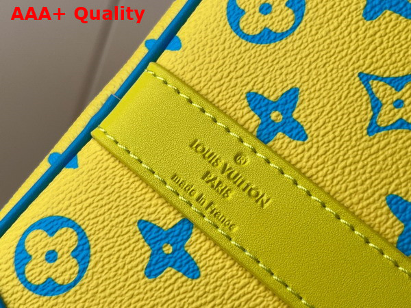 Louis Vuitton Keepall Bandouliere 50 Bag in Lime Green Monogram Playground Coated Canvas M21869 Replica