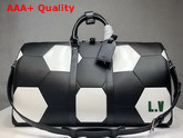 Louis Vuitton Keepall Bandouliere 50 Black Epi Leather FIFA World Cup Edition Replica