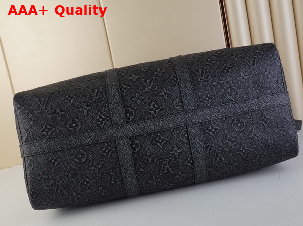 Louis Vuitton Keepall Bandouliere 50 Charcoal Cowhide Leather Replica