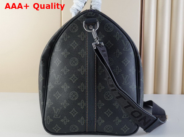 Louis Vuitton Keepall Bandouliere 50 Dark Green Monogram Coated Canvas M46334 Replica