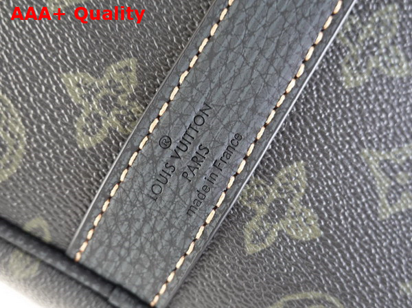 Louis Vuitton Keepall Bandouliere 50 Dark Green Monogram Coated Canvas M46334 Replica