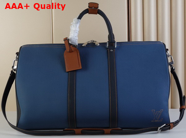 Louis Vuitton Keepall Bandouliere 50 Denim Blue Taurillon Leather M21377 Replica