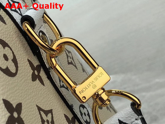 Louis Vuitton Keepall Bandouliere 50 Khaki Green and Beige Monogram Coated Canvas M44590 Replica