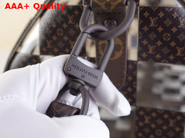 Louis Vuitton Keepall Bandouliere 50 Monogram Chess Coated Canvas and PVC M20864 Replica