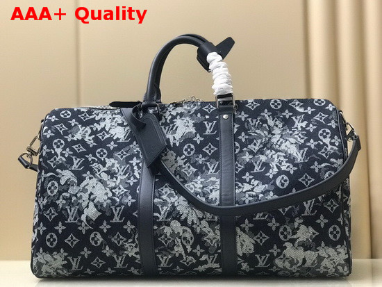 Louis Vuitton Keepall Bandouliere 50 Monogram Tapestry Coated Canvas Replica