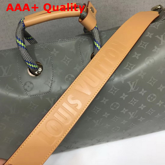 Louis Vuitton Keepall Bandouliere 50 Monogram Titanium Coated Canvas M43886 Replica