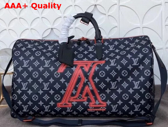 Louis Vuitton Keepall Bandouliere 50 Monogram Upside Down Canvas Replica