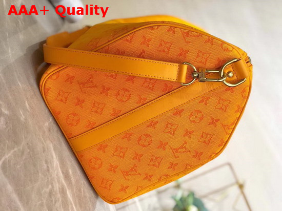 Louis Vuitton Keepall Bandouliere 50 Ocre Monogram Denim M44644 Replica