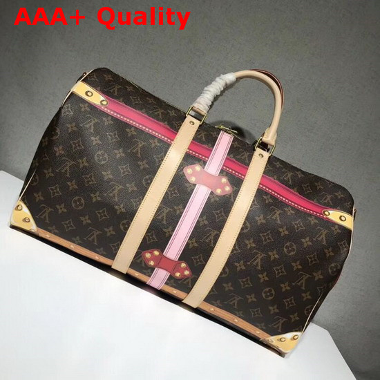 Louis Vuitton Keepall Bandouliere 50 Printed Monogram Canvas Replica