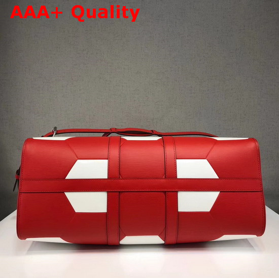 Louis Vuitton Keepall Bandouliere 50 Red Epi Leather for 2018 Fifa World Cup Replica