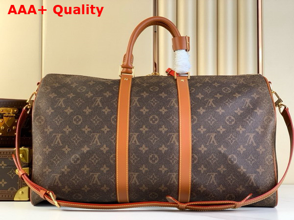 Louis Vuitton Keepall Bandouliere 50 in Monogram Dust Coated Canvas M11541 Replica