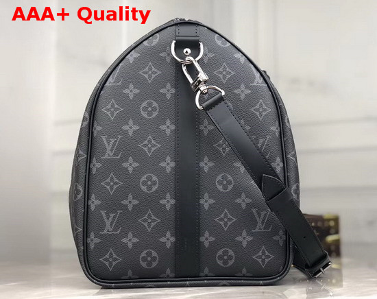 Louis Vuitton Keepall Bandouliere 50 in Monogram Eclipse Canvas Replica