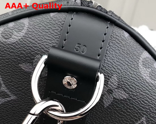 Louis Vuitton Keepall Bandouliere 50 in Monogram Eclipse Canvas Replica