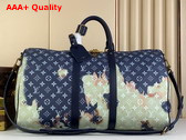 Louis Vuitton Keepall Bandouliere 50 in Monogram Bleach Coated Canvas Replica