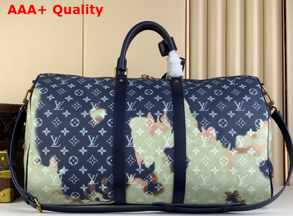 Louis Vuitton Keepall Bandouliere 50 in Monogram Bleach Coated Canvas Replica