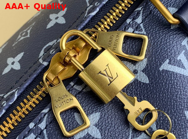 Louis Vuitton Keepall Bandouliere 50 in Monogram Bleach Coated Canvas Replica