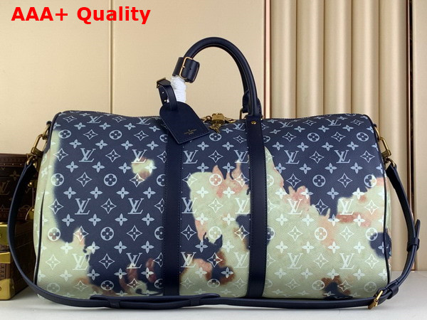 Louis Vuitton Keepall Bandouliere 50 in Monogram Bleach Coated Canvas Replica