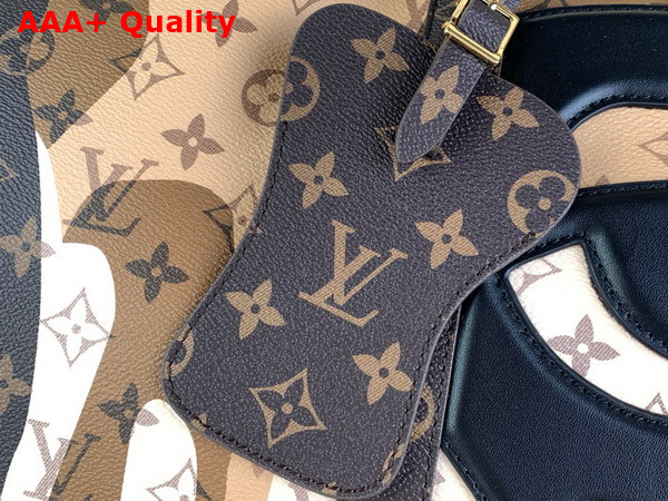 Louis Vuitton Keepall Bandouliere 55 Bag in Brown Monogram Coated Canvas and Cowhide Leather M46677 Replica