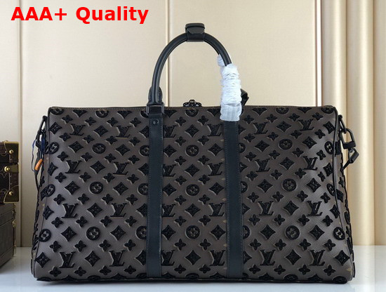 Louis Vuitton Keepall Triangle Bandouliere 50 Brown M45046 Replica