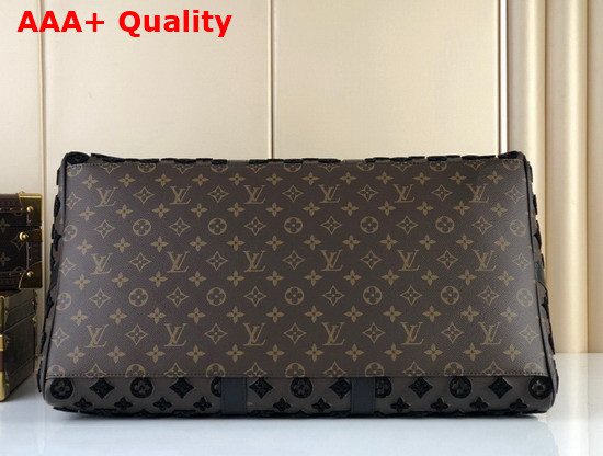 Louis Vuitton Keepall Triangle Bandouliere 50 Brown M45046 Replica