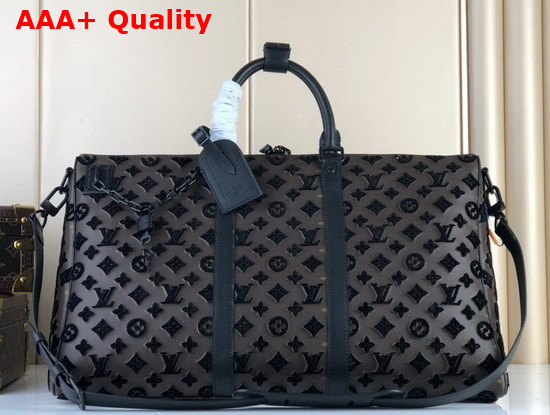 Louis Vuitton Keepall Triangle Bandouliere 50 Brown M45046 Replica