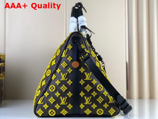 Louis Vuitton Keepall Triangle Bandouliere 50 Yellow M45069 Replica