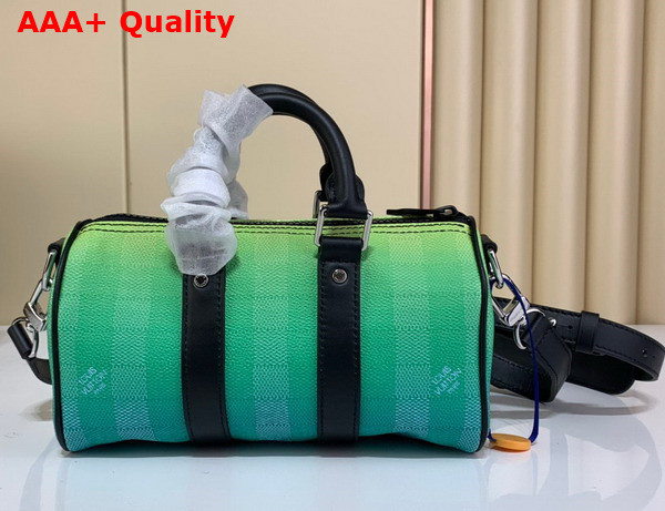 Louis Vuitton Keepall XS Bag Gradient Green Damier Stripes Canvas M59949 Replica