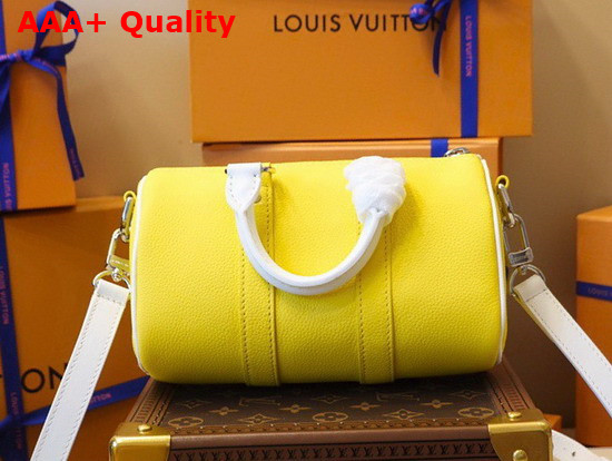 Louis Vuitton Keepall XS Bag in Yellow Cowhide Leather M80842 Replica