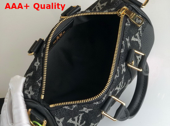 Louis Vuitton Keepall XS Black Monogram Denim and Taurillon Leather M81010 Replica