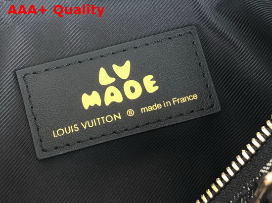 Louis Vuitton Keepall XS Black Monogram Denim and Taurillon Leather M81010 Replica