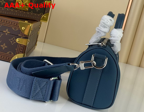 Louis Vuitton Keepall XS Blue Aerogram Cowhide Leather M81003 Replica