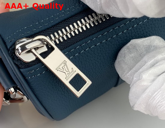 Louis Vuitton Keepall XS Blue Aerogram Cowhide Leather M81003 Replica