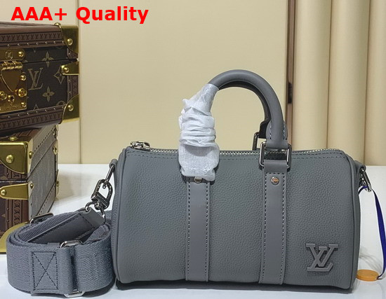 Louis Vuitton Keepall XS Gray Aerogram Cowhide Leather Replica