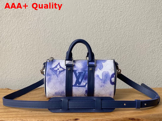 Louis Vuitton Keepall XS Monogram Watercolor Blue Coated Canvas M45761 Replica