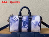 Louis Vuitton Keepall XS Monogram Watercolor Blue Coated Canvas M45761 Replica