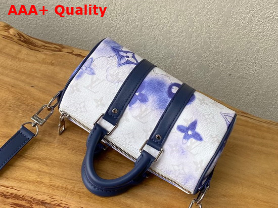 Louis Vuitton Keepall XS Monogram Watercolor Blue Coated Canvas M45761 Replica