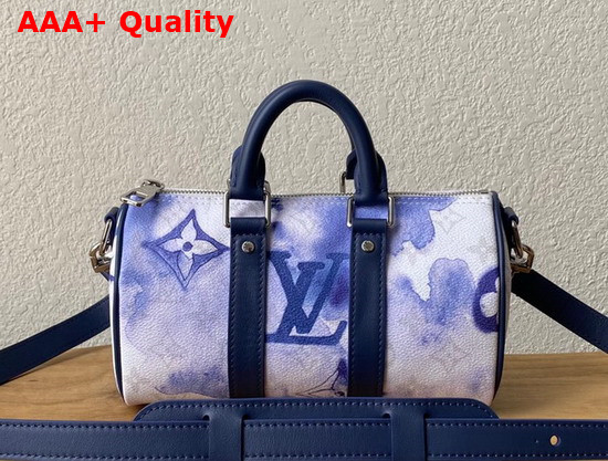 Louis Vuitton Keepall XS Monogram Watercolor Blue Coated Canvas M45761 Replica