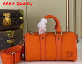 Louis Vuitton Keepall XS Orange Aerogram Cowhide Leather M81004 Replica