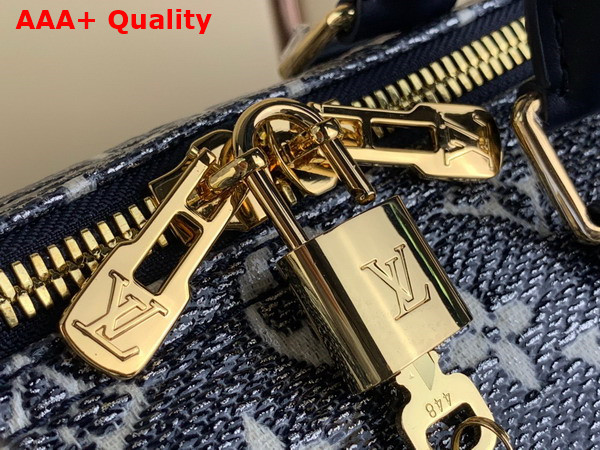 Louis Vuitton Keepall bandouliere 45 in Blue Monoglam Coated Canvas M22923 Replica