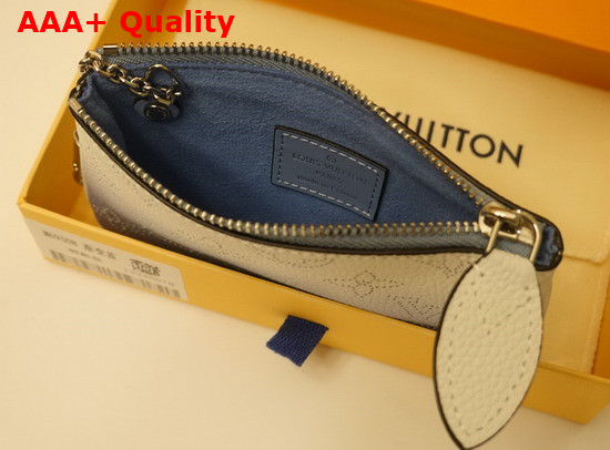 Louis Vuitton Key Pouch Blue Gradient Mahina Leather Replica