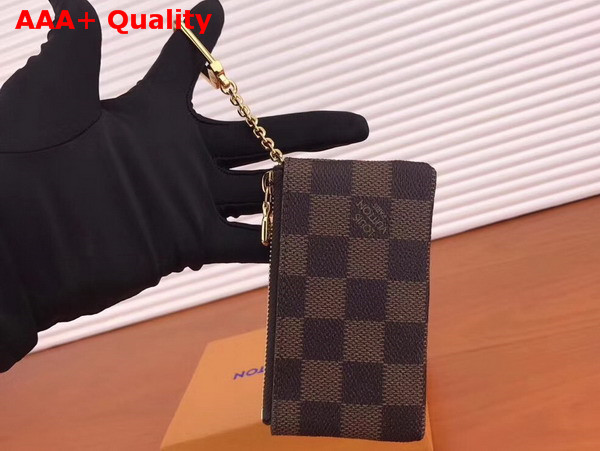 Louis Vuitton Key Pouch Damier Ebene Canvas M62658 Replica