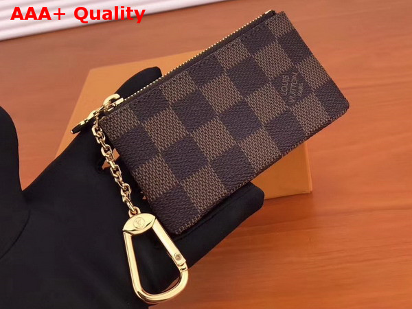 Louis Vuitton Key Pouch Damier Ebene Canvas M62658 Replica