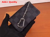 Louis Vuitton Key Pouch Damier Graphite Canvas Replica