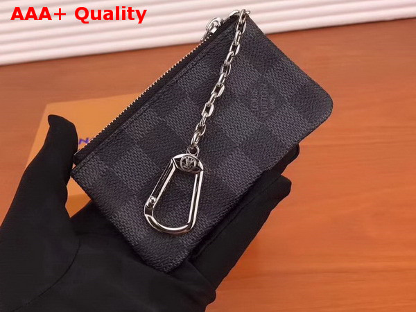 Louis Vuitton Key Pouch Damier Graphite Canvas Replica