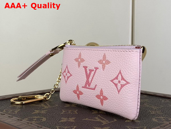 Louis Vuitton Key Pouch Gradient Pink Monogram Empreinte Leather M82204 Replica