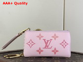 Louis Vuitton Key Pouch Gradient Pink Monogram Empreinte Leather M82204 Replica