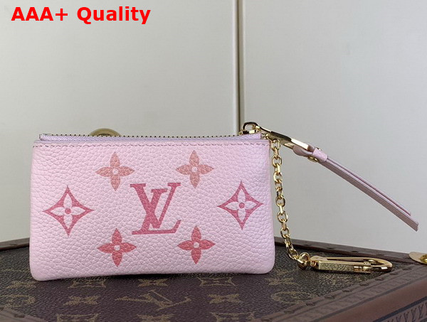 Louis Vuitton Key Pouch Gradient Pink Monogram Empreinte Leather M82204 Replica