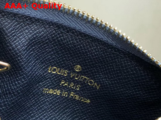 Louis Vuitton Key Pouch Monogram Denim Blue Replica